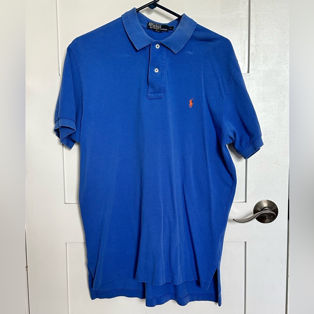 Mens Royal Blue Ralph Lauren Polo - Medium